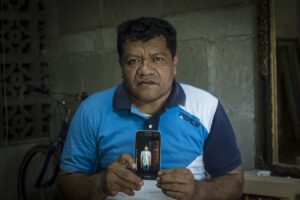 Monimbó, Nicaragua. 04/05/2018. El profesor Álvaro Gómez tuvo que dejar Monimbó y exiliarse en Costa Rica, tras el asesinato de su hijo, Álvaro Gómez Montalván, de 23 años. Óscar Navarrete/ Galería News ©.