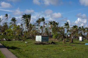 Wauhta Bar, Caribe Norte de Nicaragua. 26/02/2021. Tres meses después que los huracanes Eta e Iota azotaron con fuerza la comunidad de Wauhta Bar en el caribe norte, sus habitantes intentan su reconstrucción en medio del castigo y el olvido de los gobiernos de turno en el país. La población del caribe norte en su gran mayoría es de origen Miskito. Oscar Navarrete/ Galería News ©.