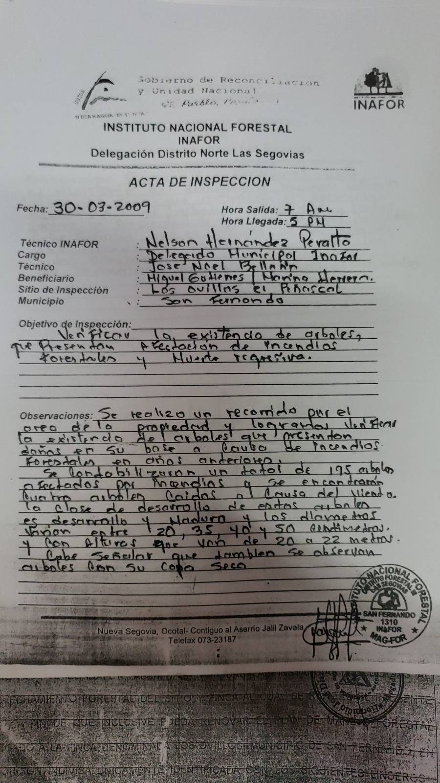 Nicaragua: Despale de Pinos