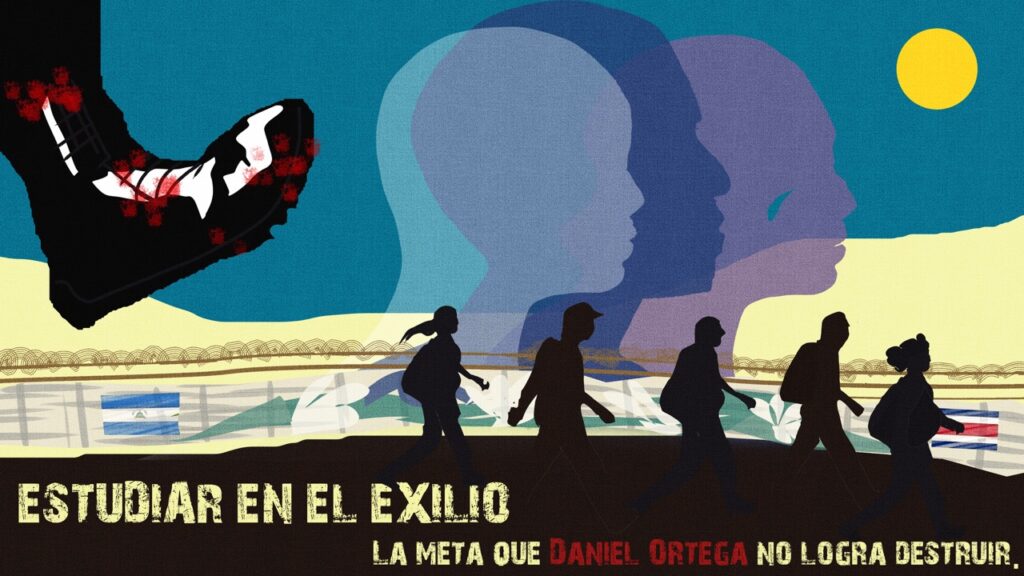 “Estudiar en el exilio” la meta que Daniel Ortega no logra destruir