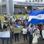 Nicaragua: Estudiantes de la UCA protestan
