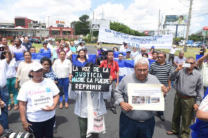 Nicaragua: Periodistas Protestan