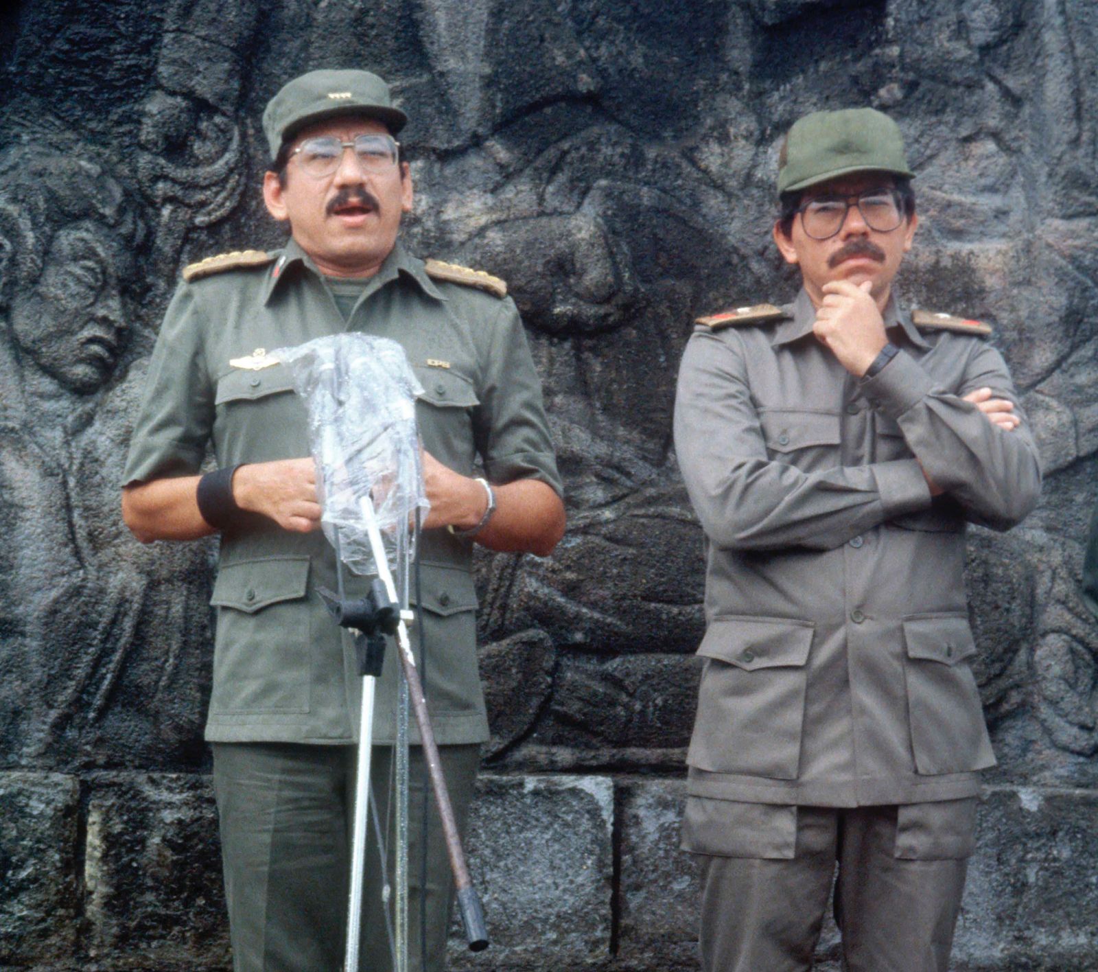 Hermanos Humberto (izquierda), y Daniel Ortega.