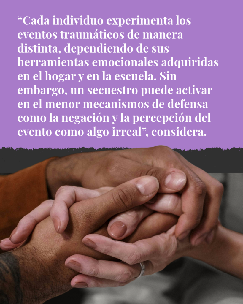 Imelda Torres. Psicóloga. Nicaragua. Secuelas del secuestro en las familias.