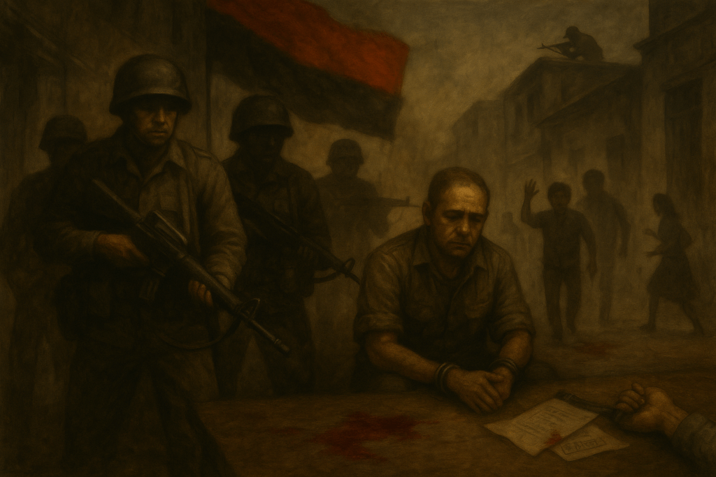 Control militar, balas que siembran terror y enseñan obediencia a la base política