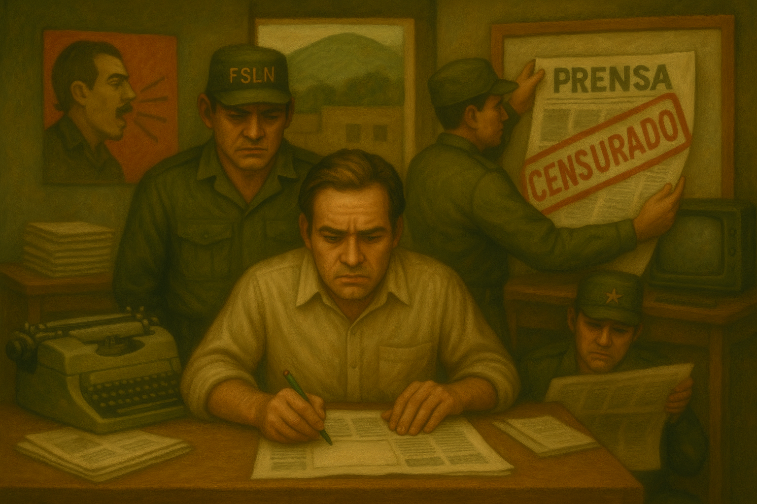 Censura: el periodismo para Daniel Ortega